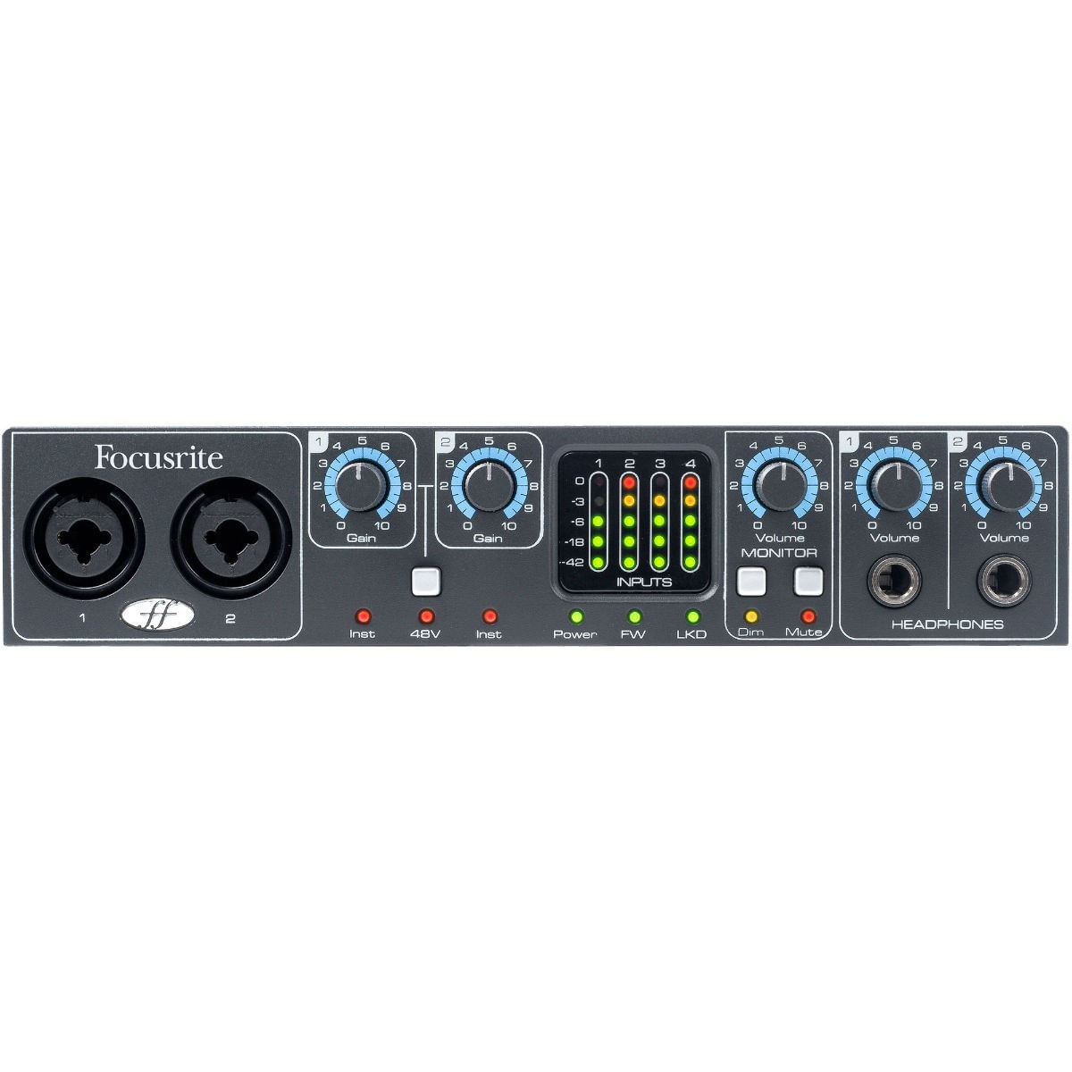 Interface De Áudio Thunderbolt CLARETT-2PRE - Focusrite