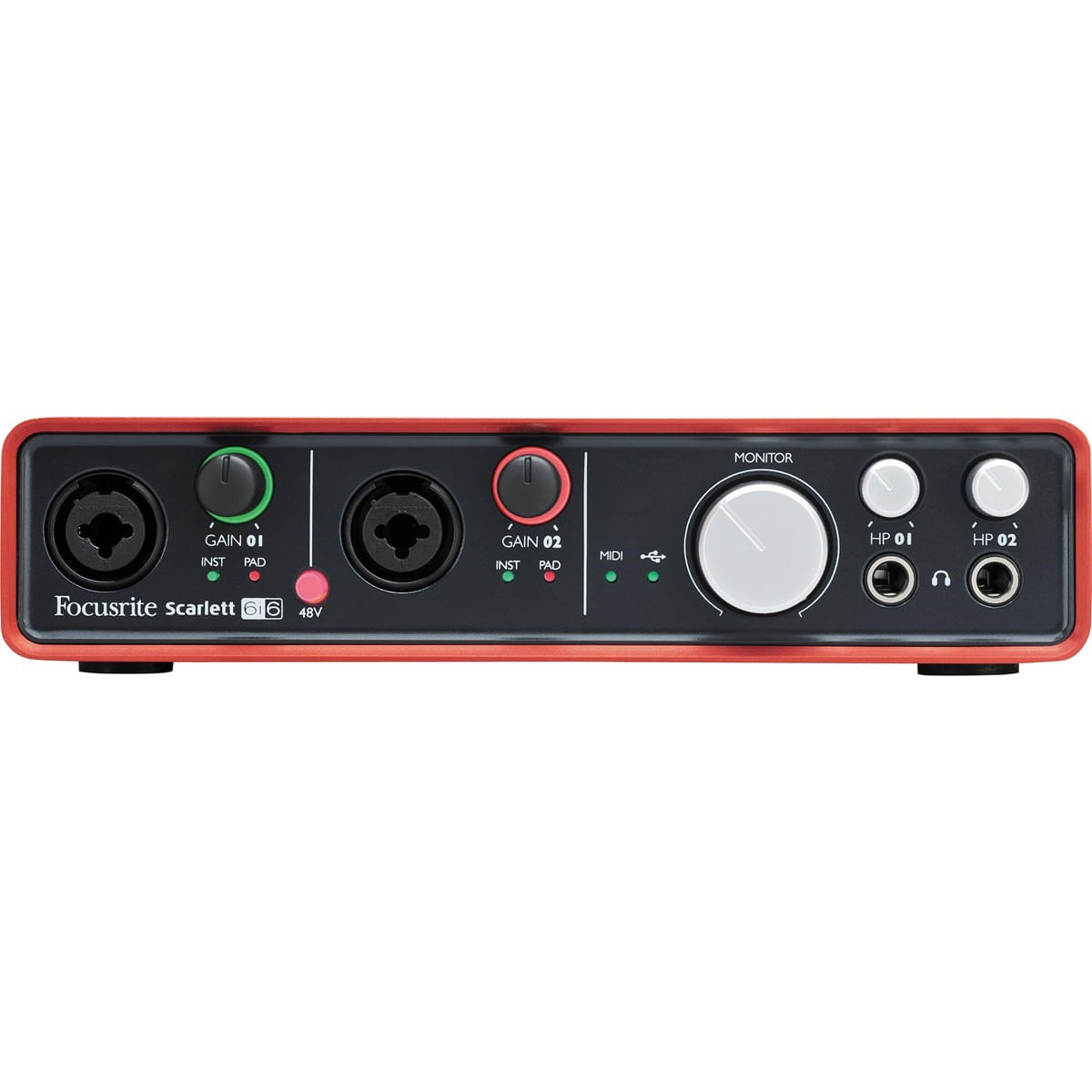 Interface de Áudio USB 2.0 Scarlett 6i6 - Focusrite | FastStore PDP