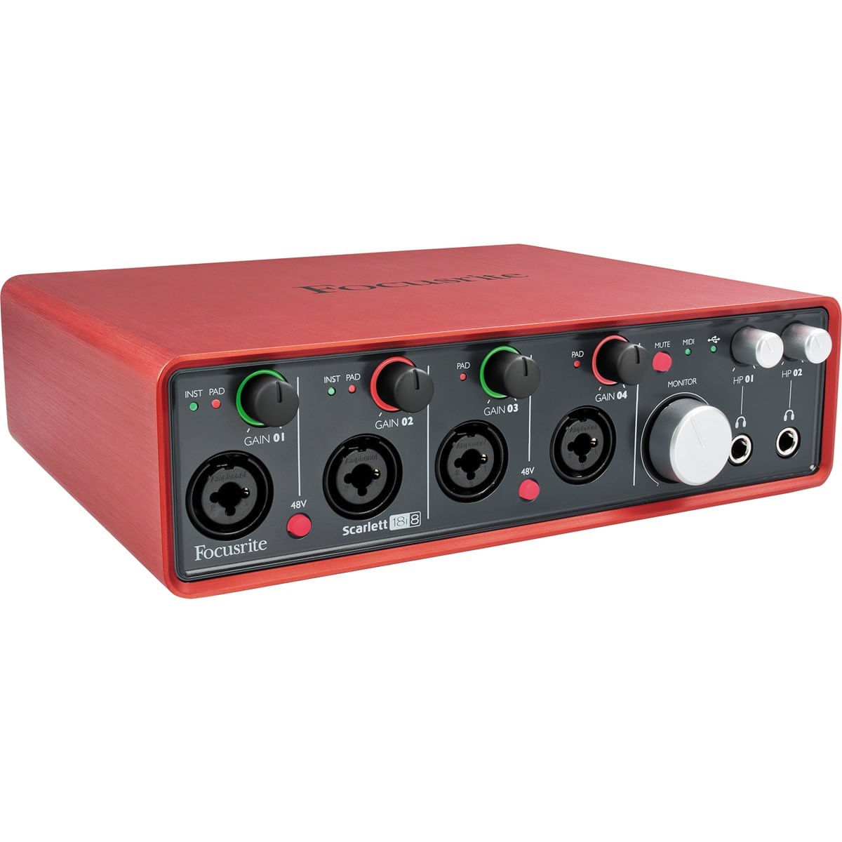 Interface de Áudio USB Scarlett 18i8 - Focusrite | FastStore PDP