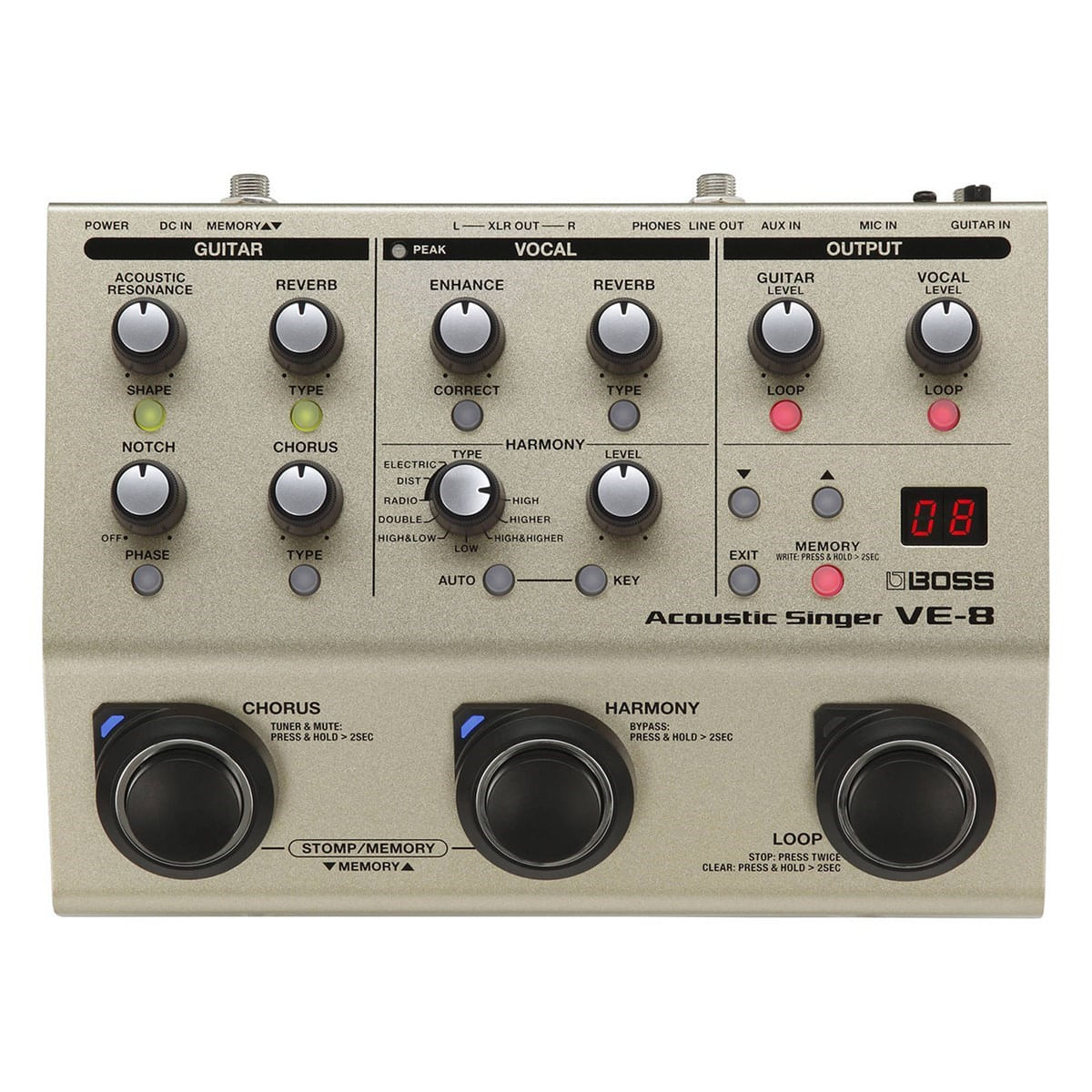 Pedaleira Para Performer Vocal VE-20 - Boss | FastStore PDP