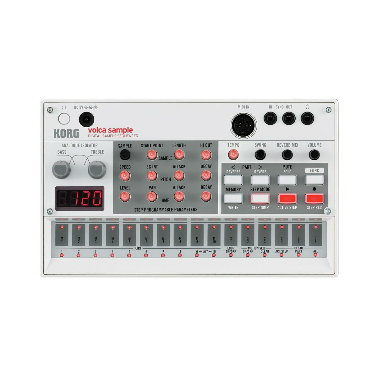 Módulo Sequenciador de Samples Volca Sample - Korg | FastStore PDP