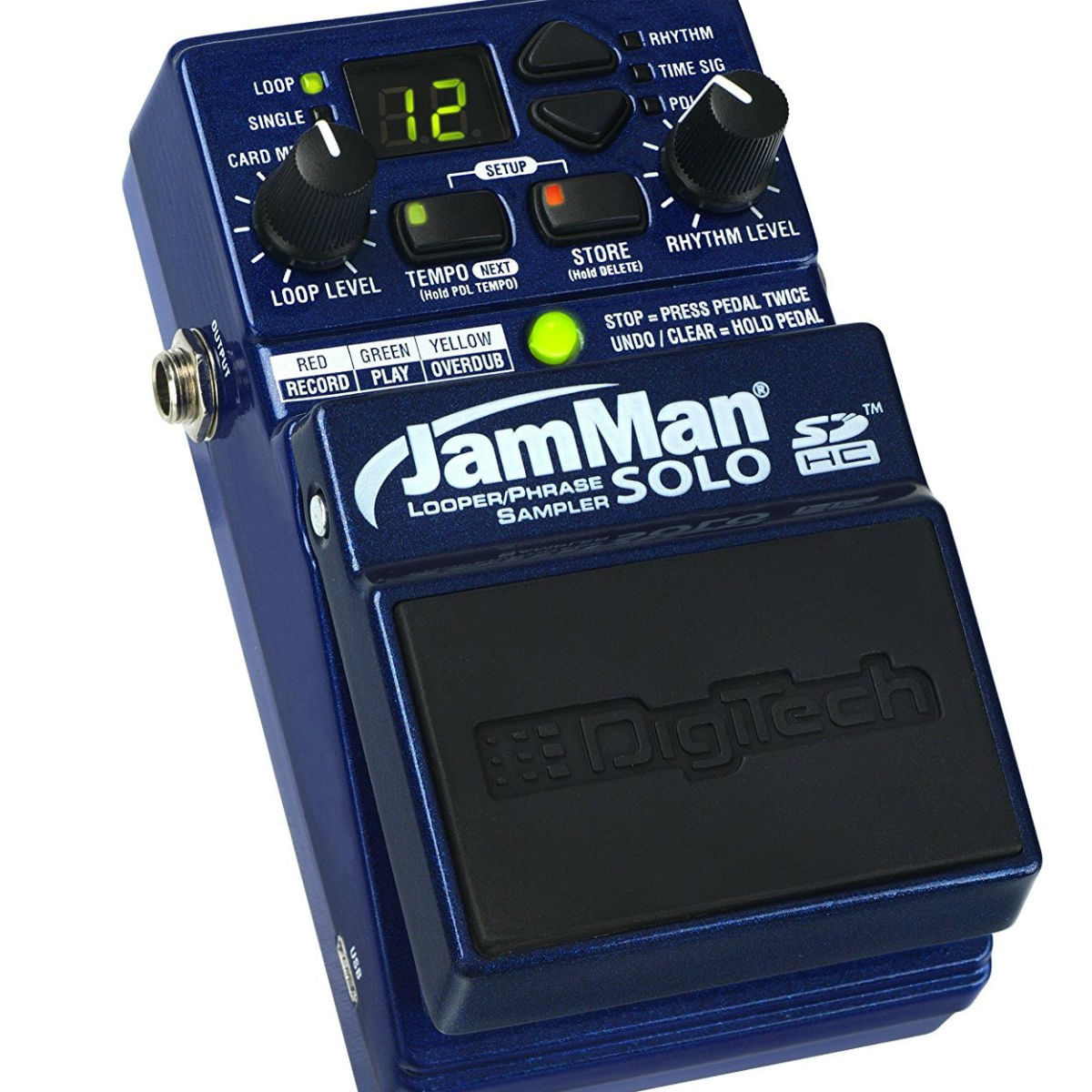 Pedal Looper Phrase Sampler Jamman Solo - Digitech | FastStore PDP