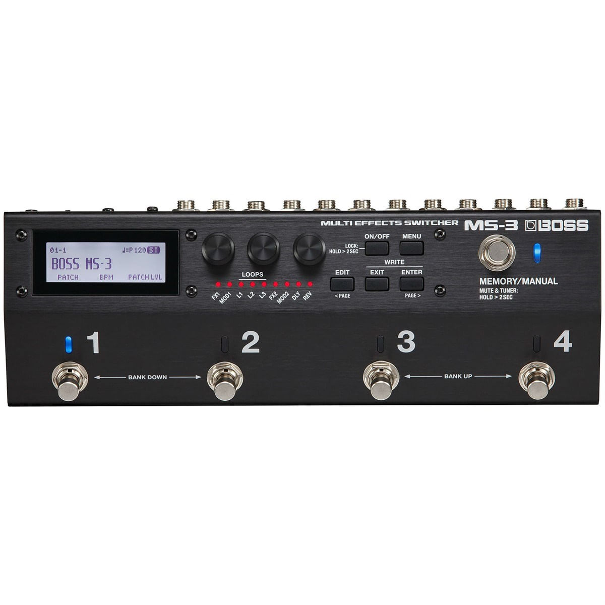 Pedalboard Multi Effects Switcher MS-3 - Boss | FastStore PDP