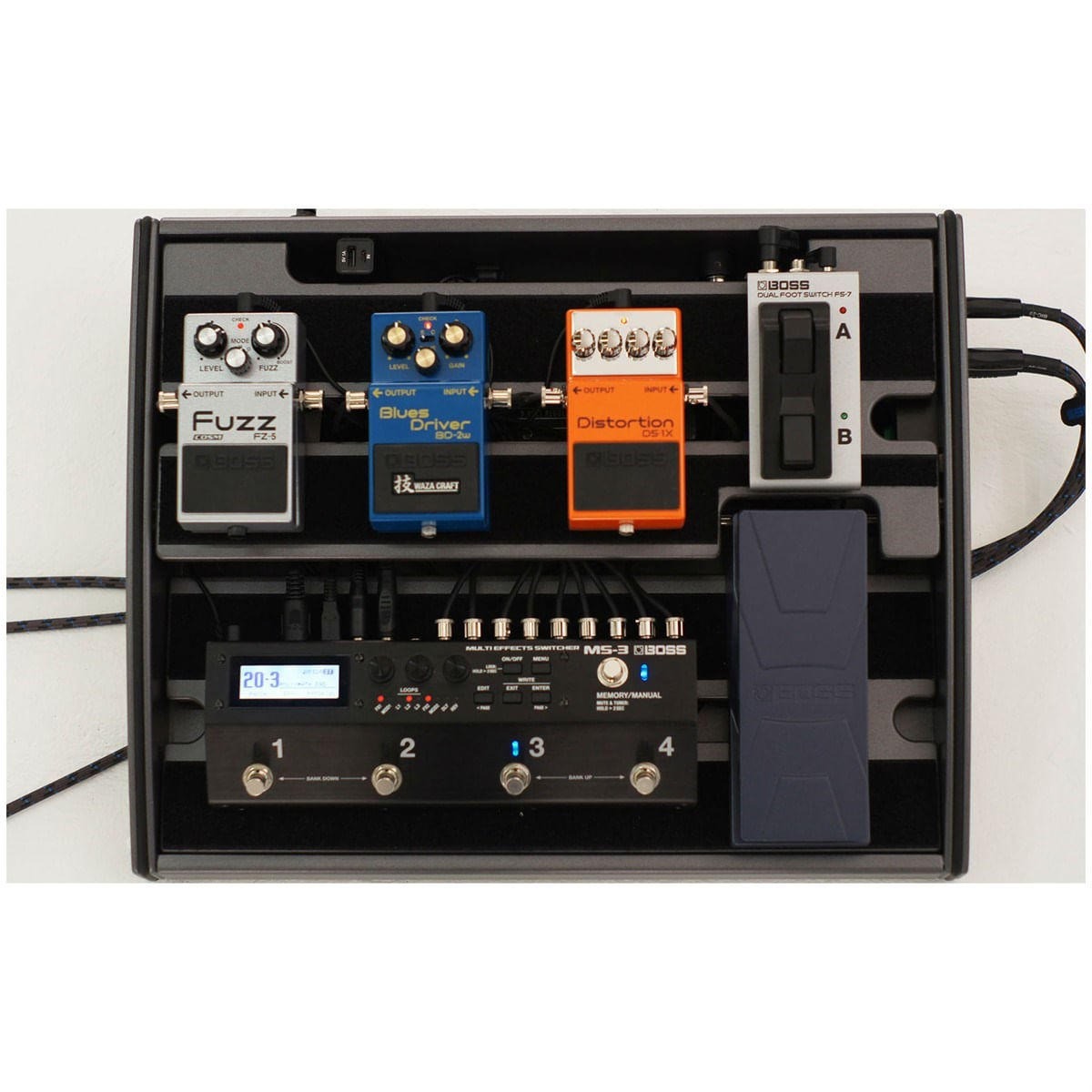 Pedalboard Multi Effects Switcher MS-3 - Boss | FastStore PDP