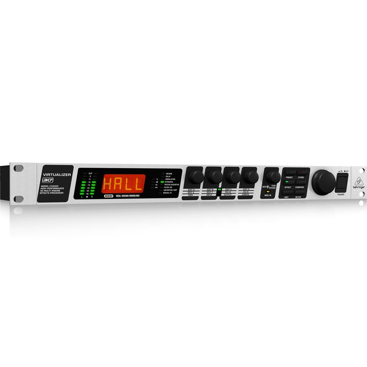 Processador de Efeitor FX2000 Virtualizer 3D - Behringer
