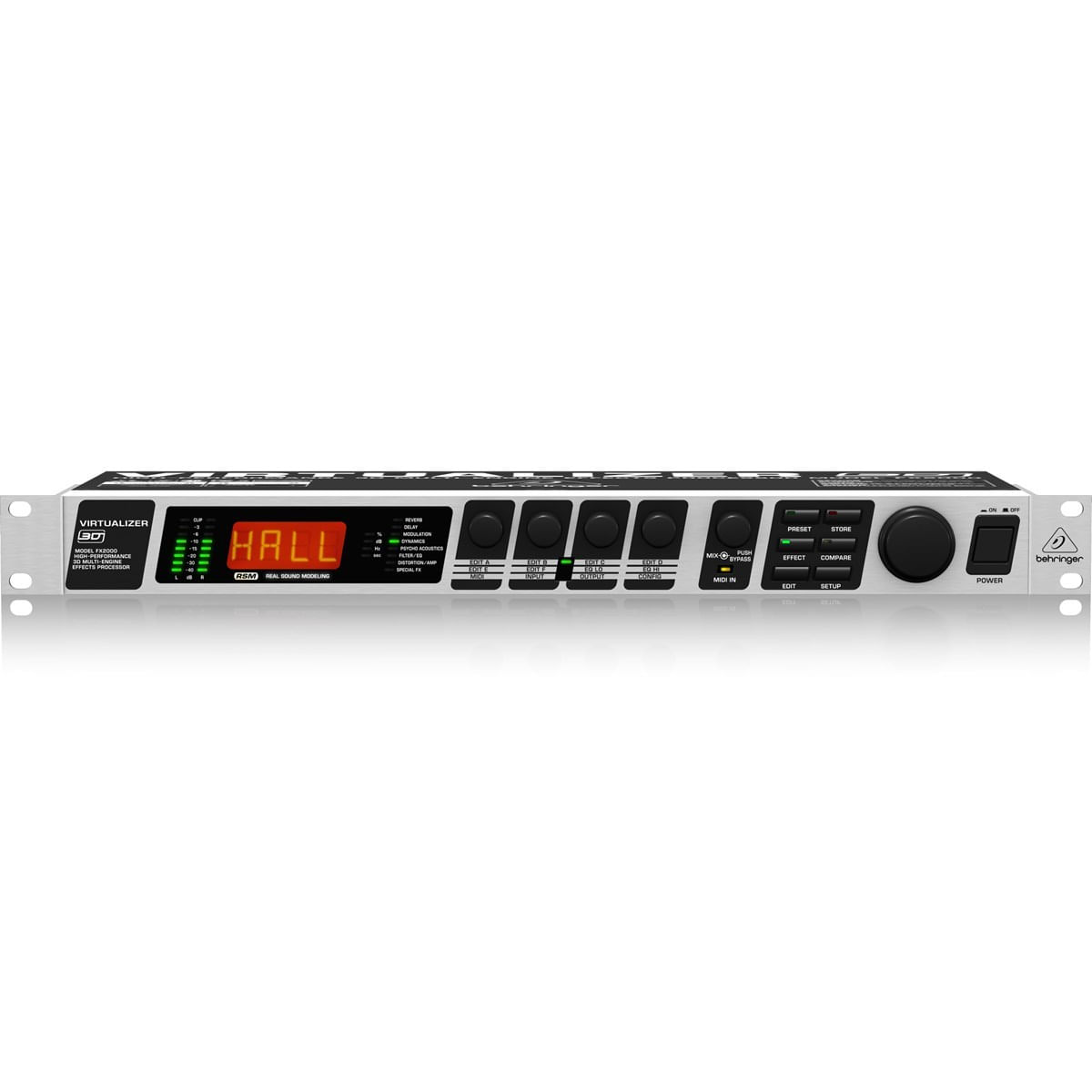Processador de Efeitor FX2000 Virtualizer 3D - Behringer