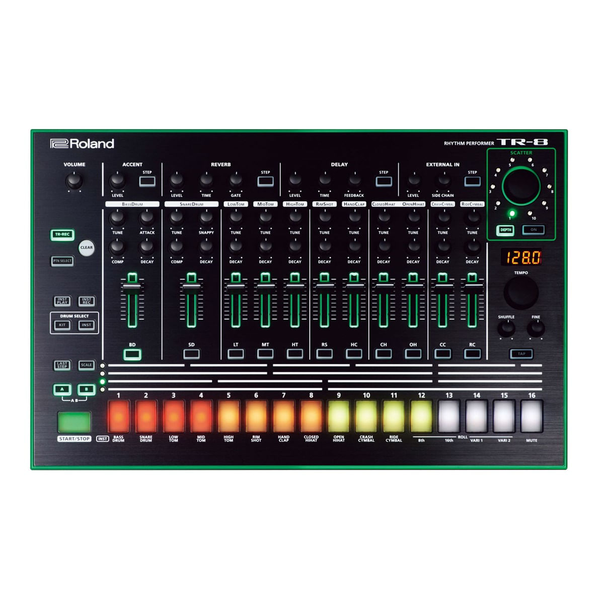 Rhythn Performer Instrumento TR-8 - Roland | FastStore PDP