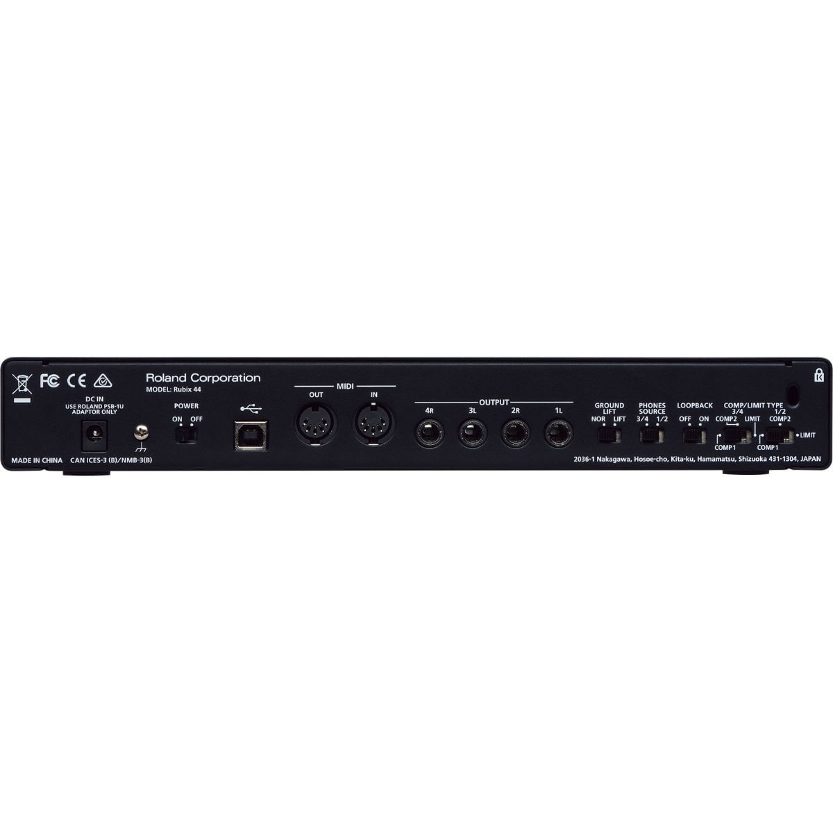 Interface de Áudio USB RUBIX-44 - Roland | FastStore PDP