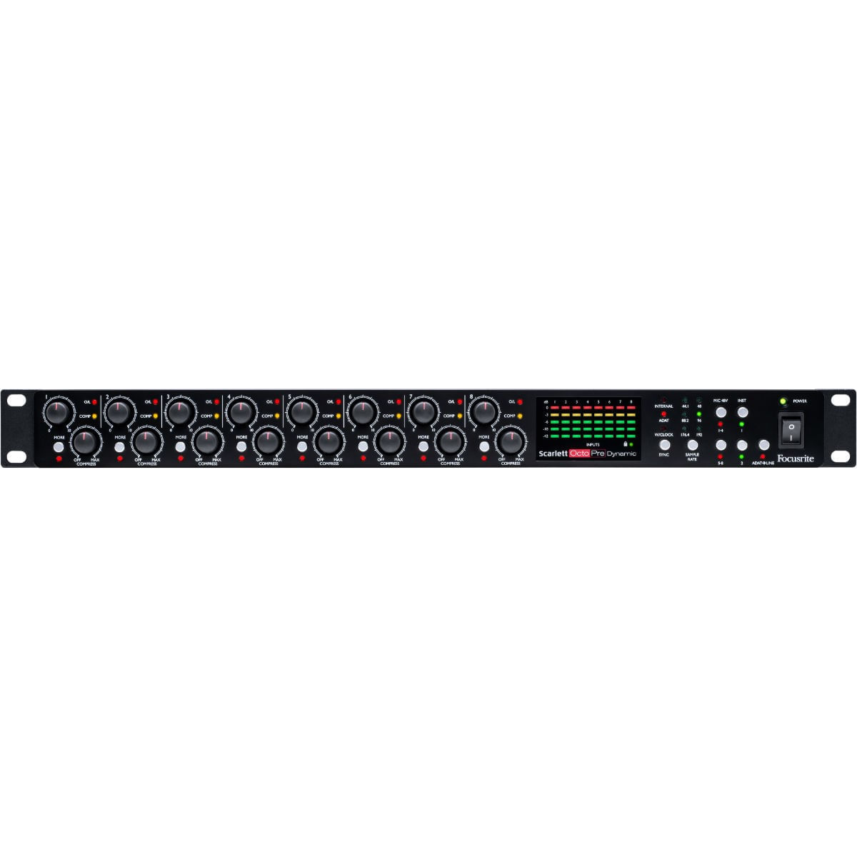 Interface De Áudio Scarlett OctoPRE DYNAMIC - Focusrite