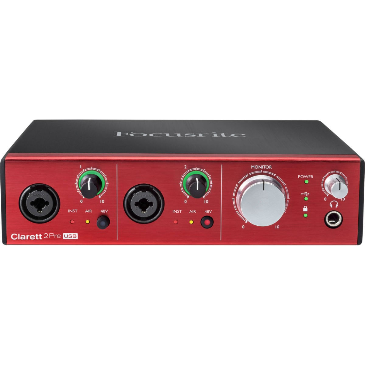 Interface de Áudio CLARETT-2PRE USB - Focusrite | FastStore PDP
