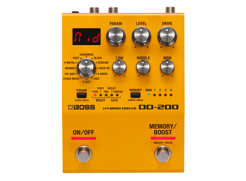 Pedal Multiefeito de Drive BOSS OD-200 Hybrid Drive | FastStore PDP