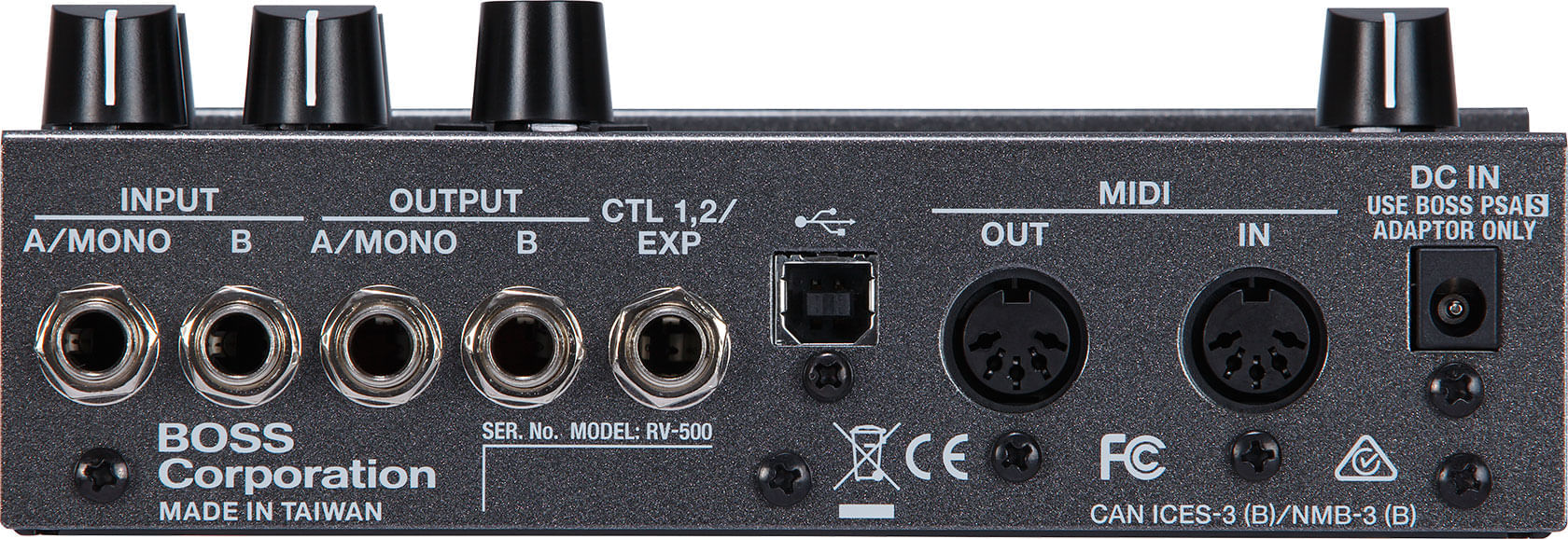 Pedal Multiefeitos de Reverb BOSS RV-500 Reverb | FastStore PDP