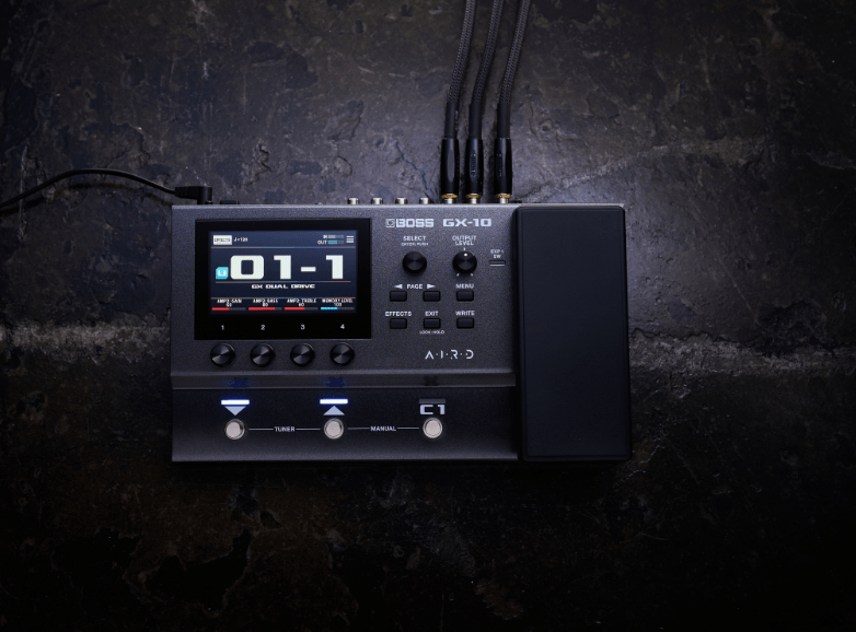 BOSS GX-10 | Processador de efeitos para Guitarra e Baixo