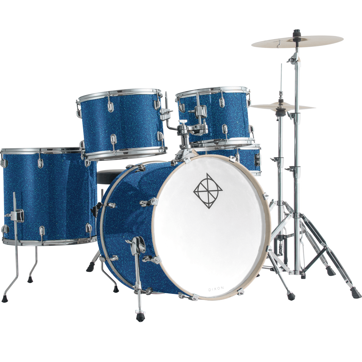 Bateria Acústica Spark Ciclone Red PODSP522ACRD - Dixon