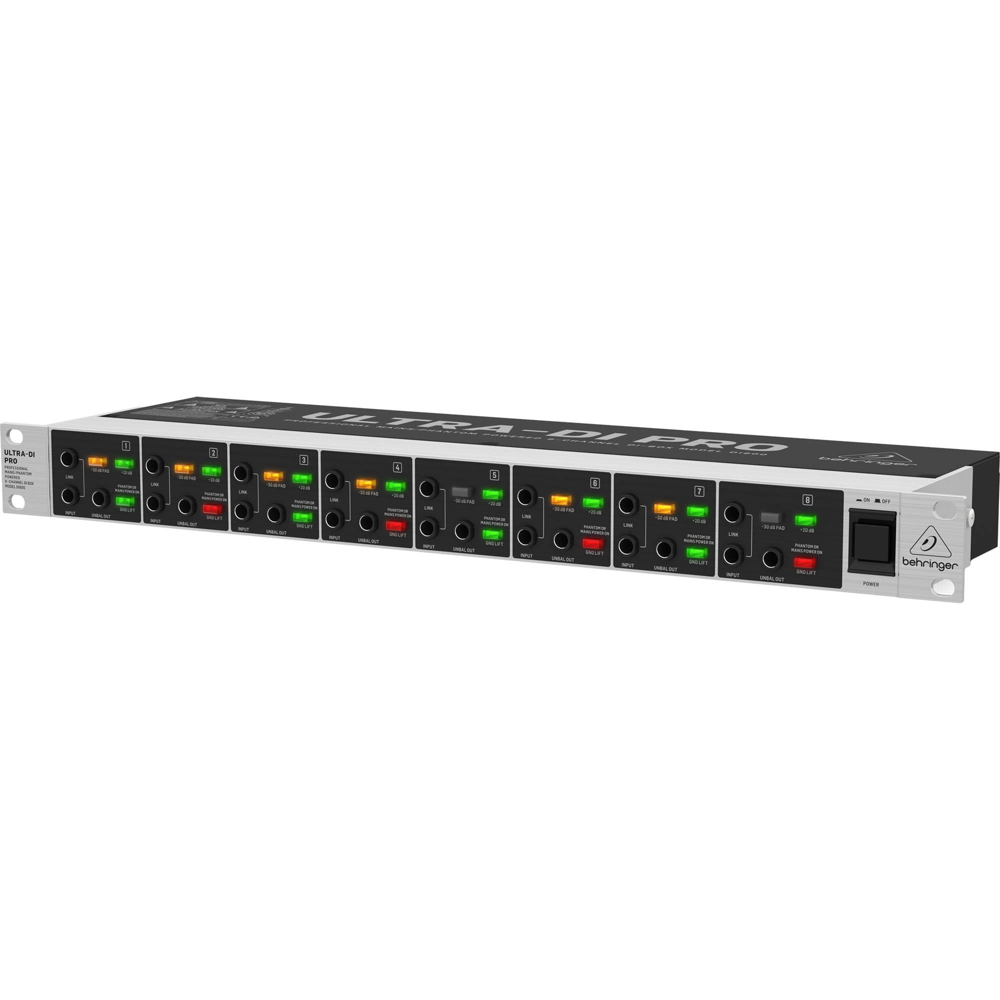 Direct Box Ultra-Di Pro DI800 Padrão Rack - Behringer | FastStore PDP