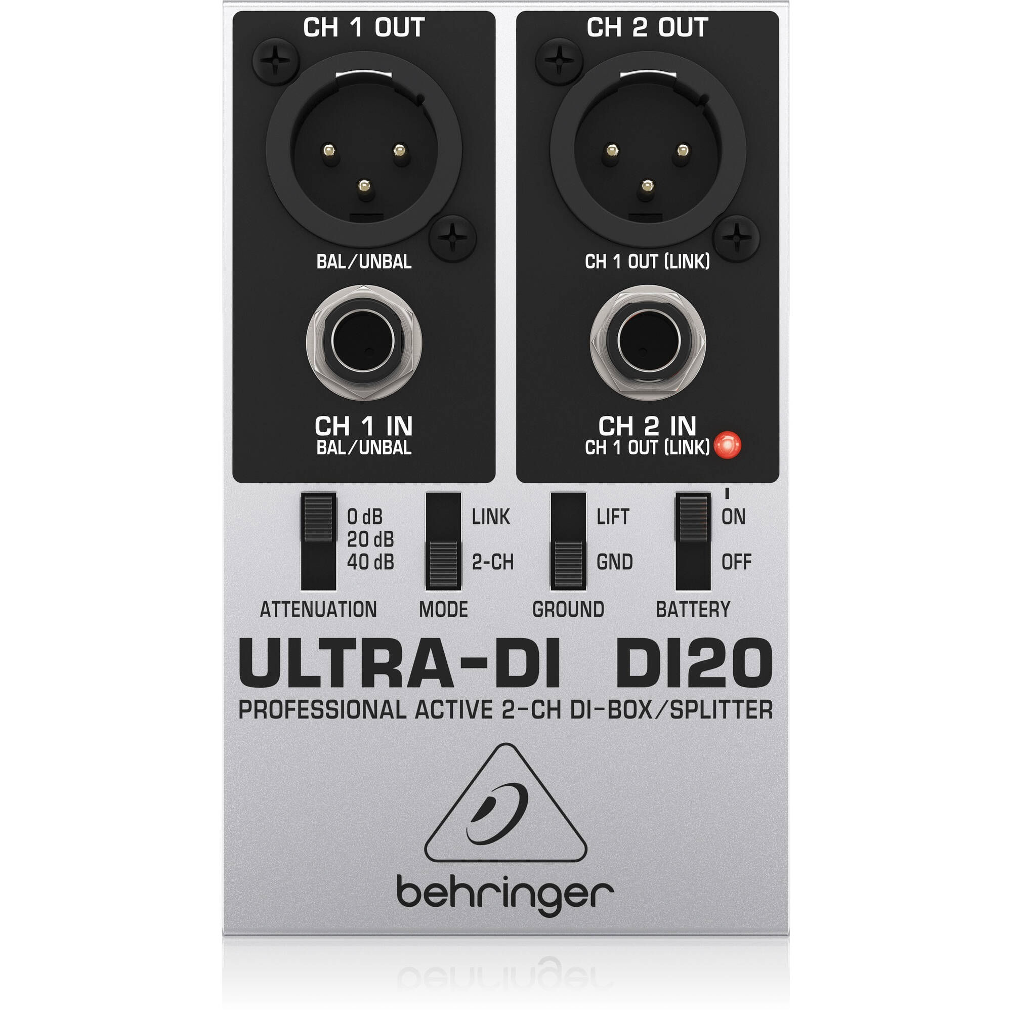 Direct Box Ativo 2 canais DI-20 - Behringer | FastStore PDP