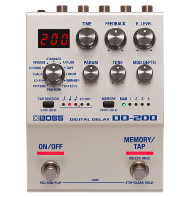 BOSS DD-200 ハイブリッドドライブ BOSS DD-200 | Pedal Multiefeitos de Delay | FastStore PDP