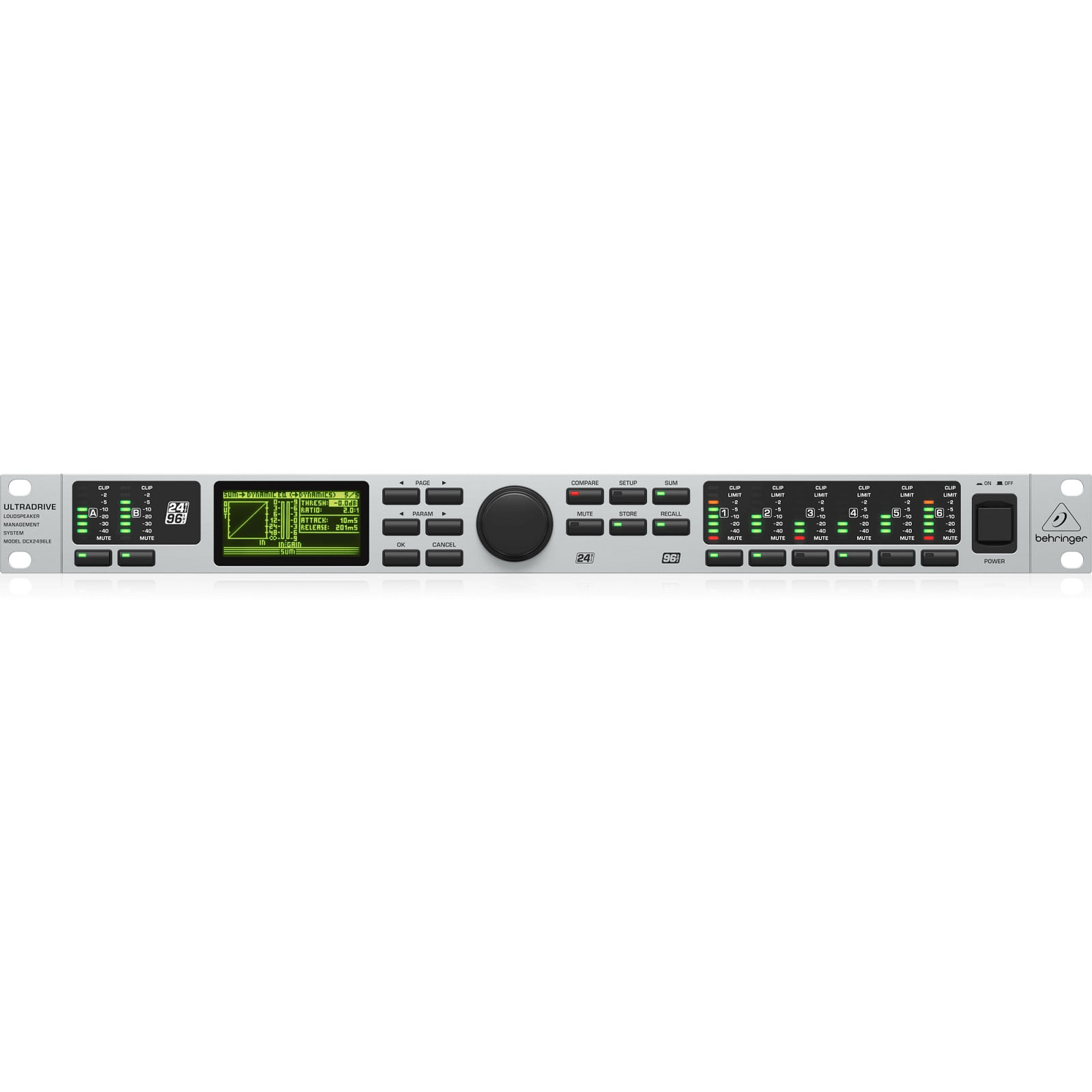 Processador Digital ULTRA DRIVE PRO DCX2496 - Behringer