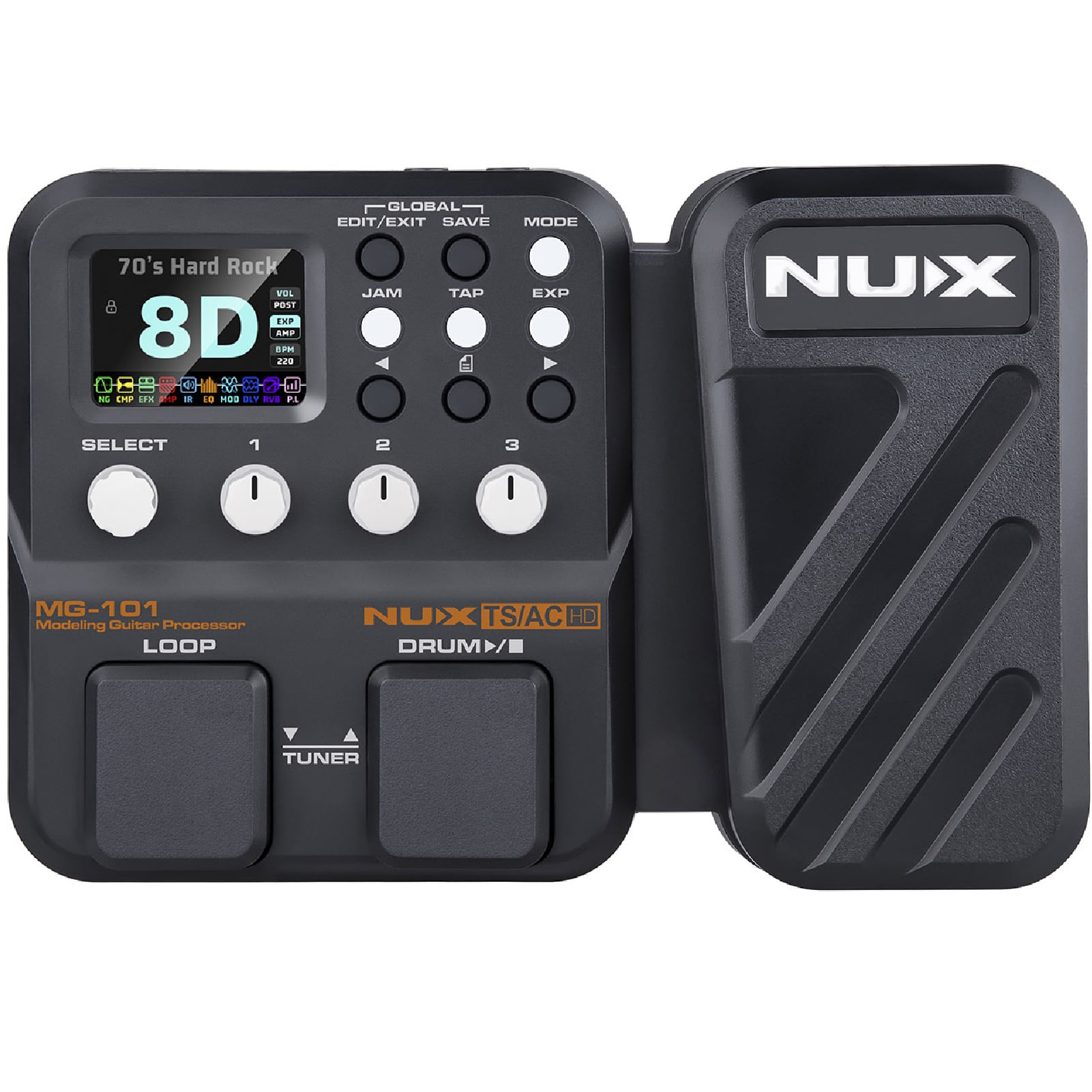 Pedaleira de Guitarra MG-30 - Nux | FastStore PDP