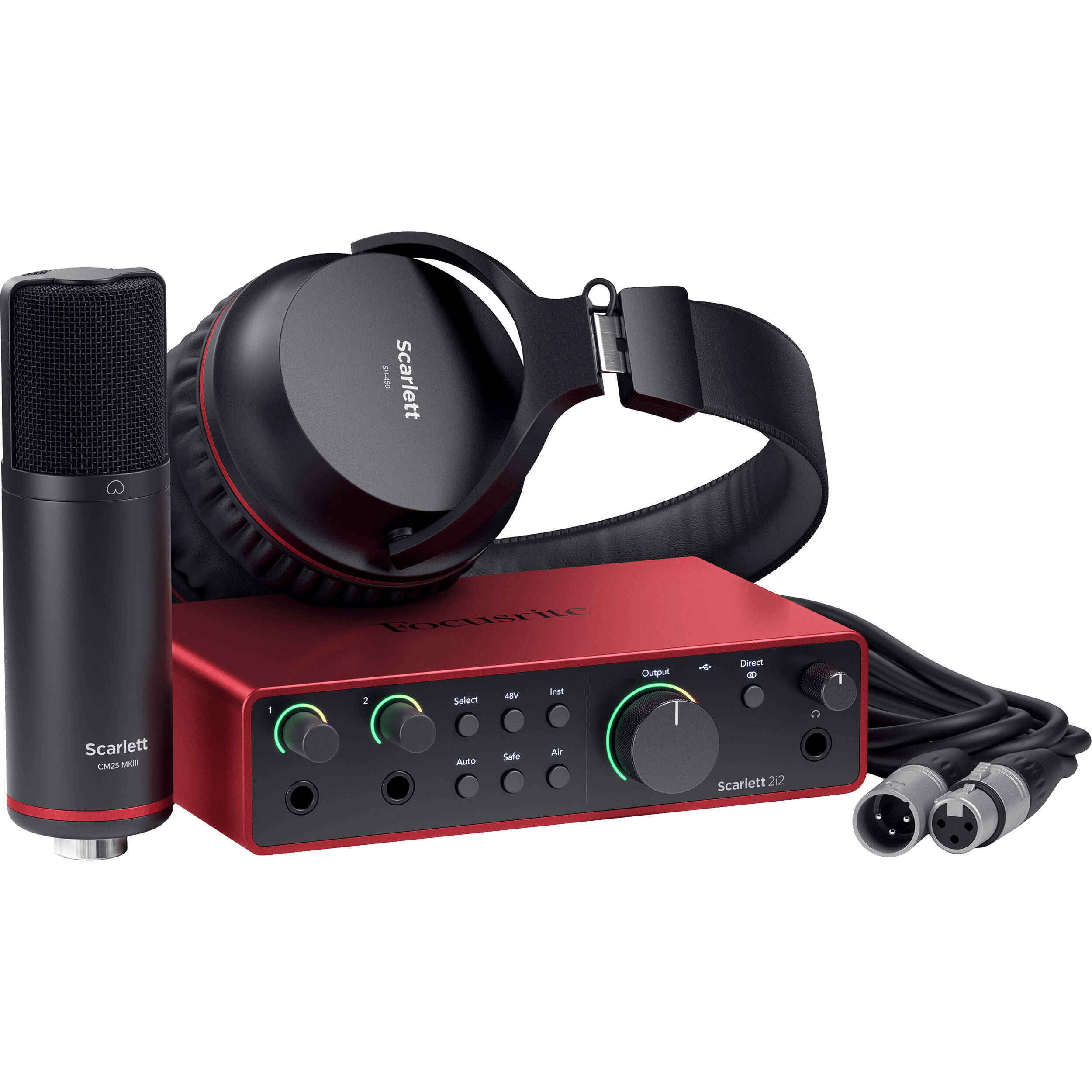 家電 Focusrite Scarlett Solo 2-in, 2-out USB Kit Interface de Áudio SCARLET SOLO STUDIO 4ª GERAÇÃO - Focusrite