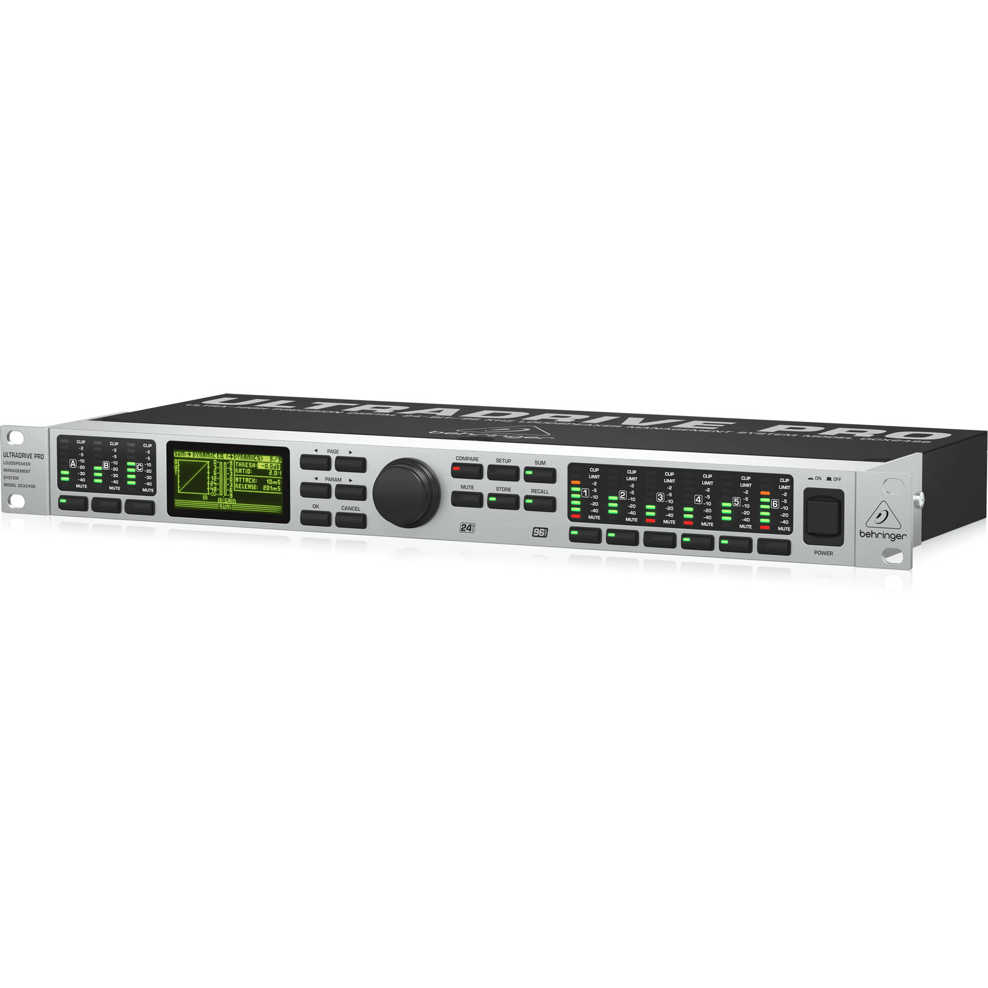 Processador Digital ULTRA DRIVE PRO DCX2496 - Behringer