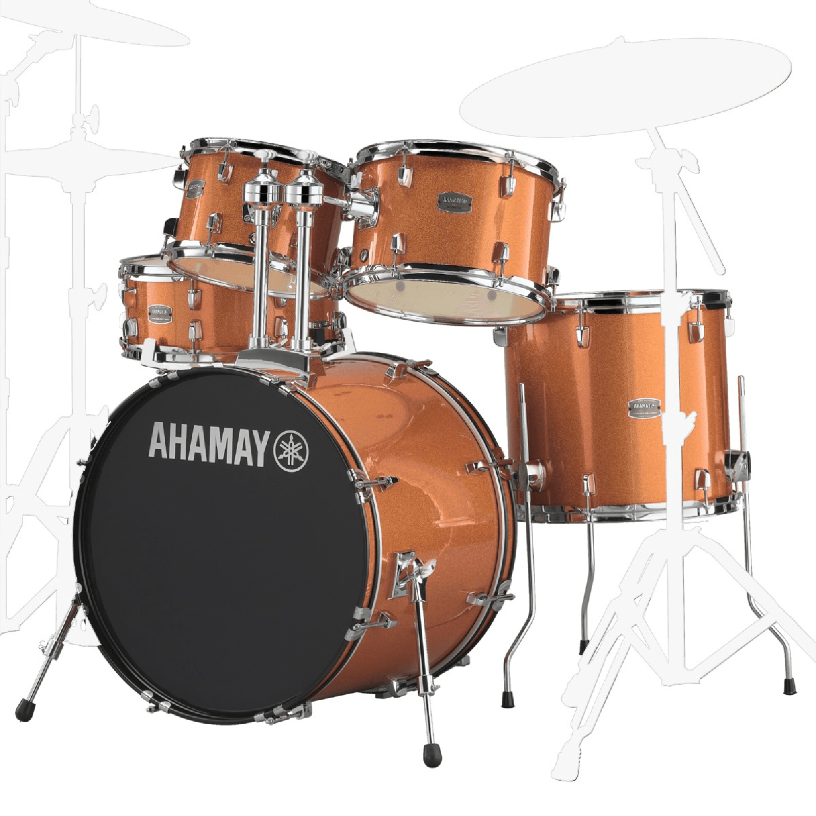 Bateria Acústica RYDEEN RDP0F5 ORG - Yamaha | FastStore PDP
