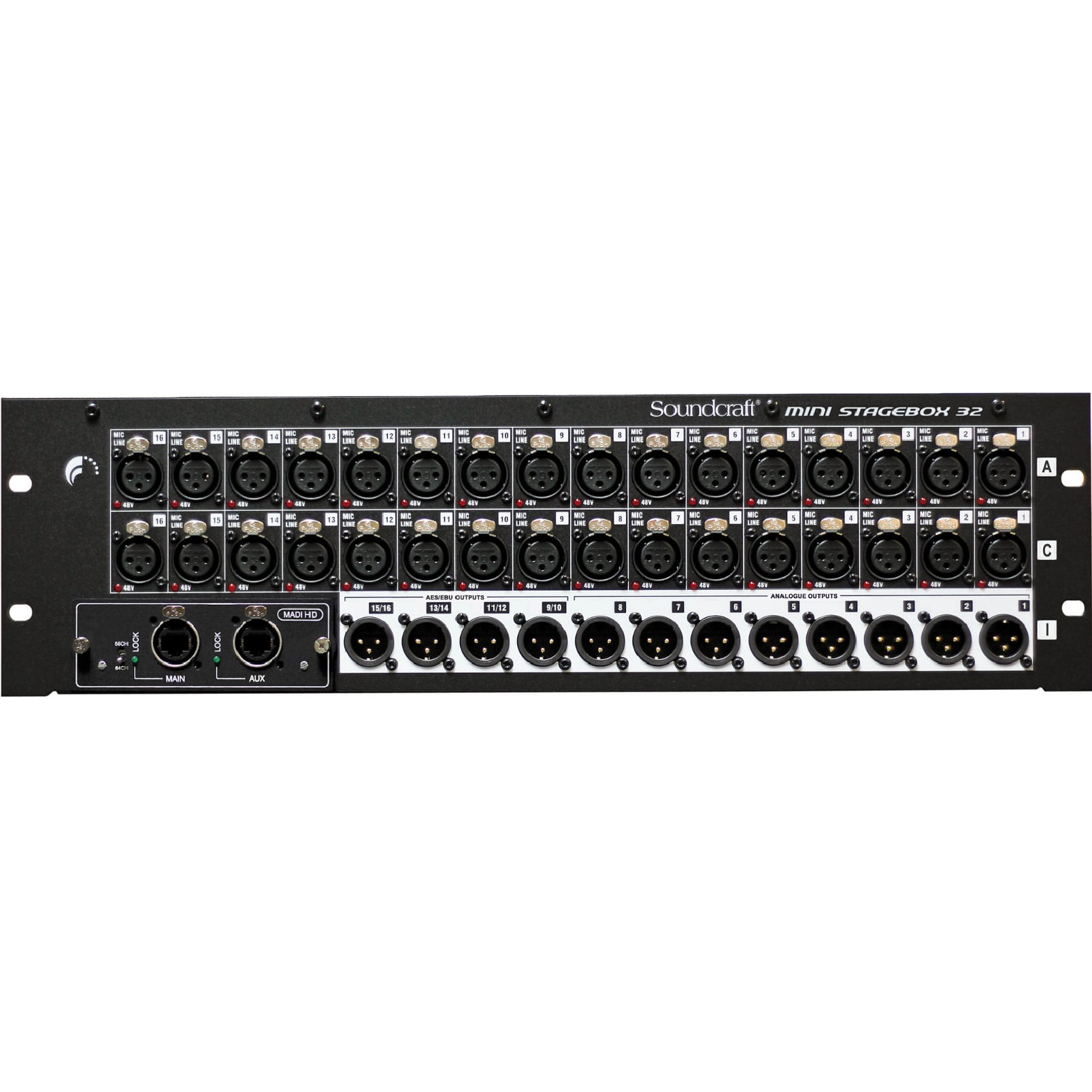 Mini Stagebox Compativel Com Si e Vi MSB-32 - Soundcraft