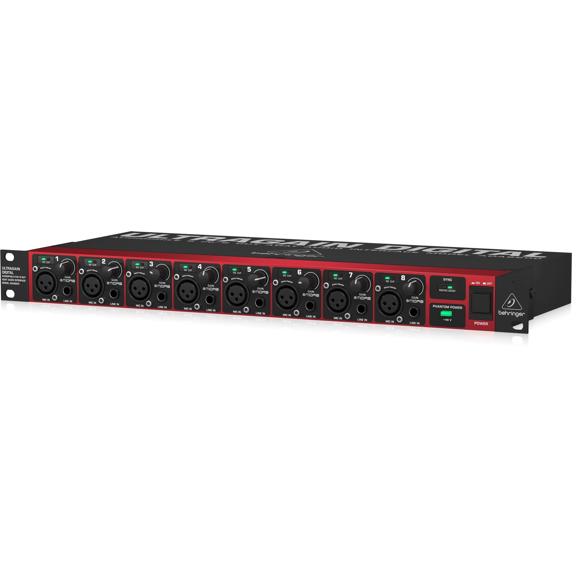 【期間限定値下げ】behringer ADA8200 Interface de Áudio 8 In / 8 Out ADAT ULTRAGAIN ADA-8200
