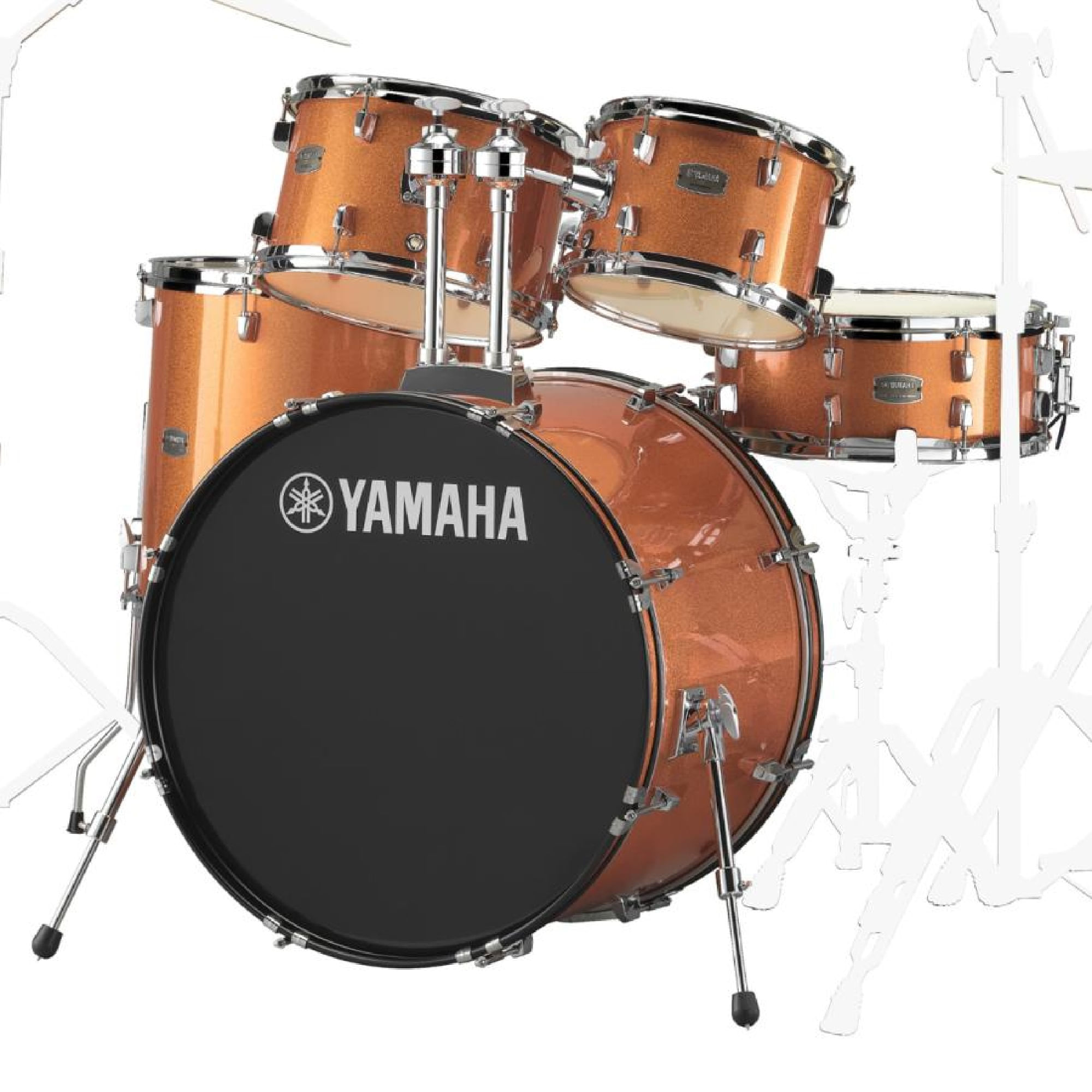 洋楽 DRUM&BASS ARENA VER.2 Bateria Acústica RYDEEN ORANGE GLITTER RDP2F5 ORG - Yamaha
