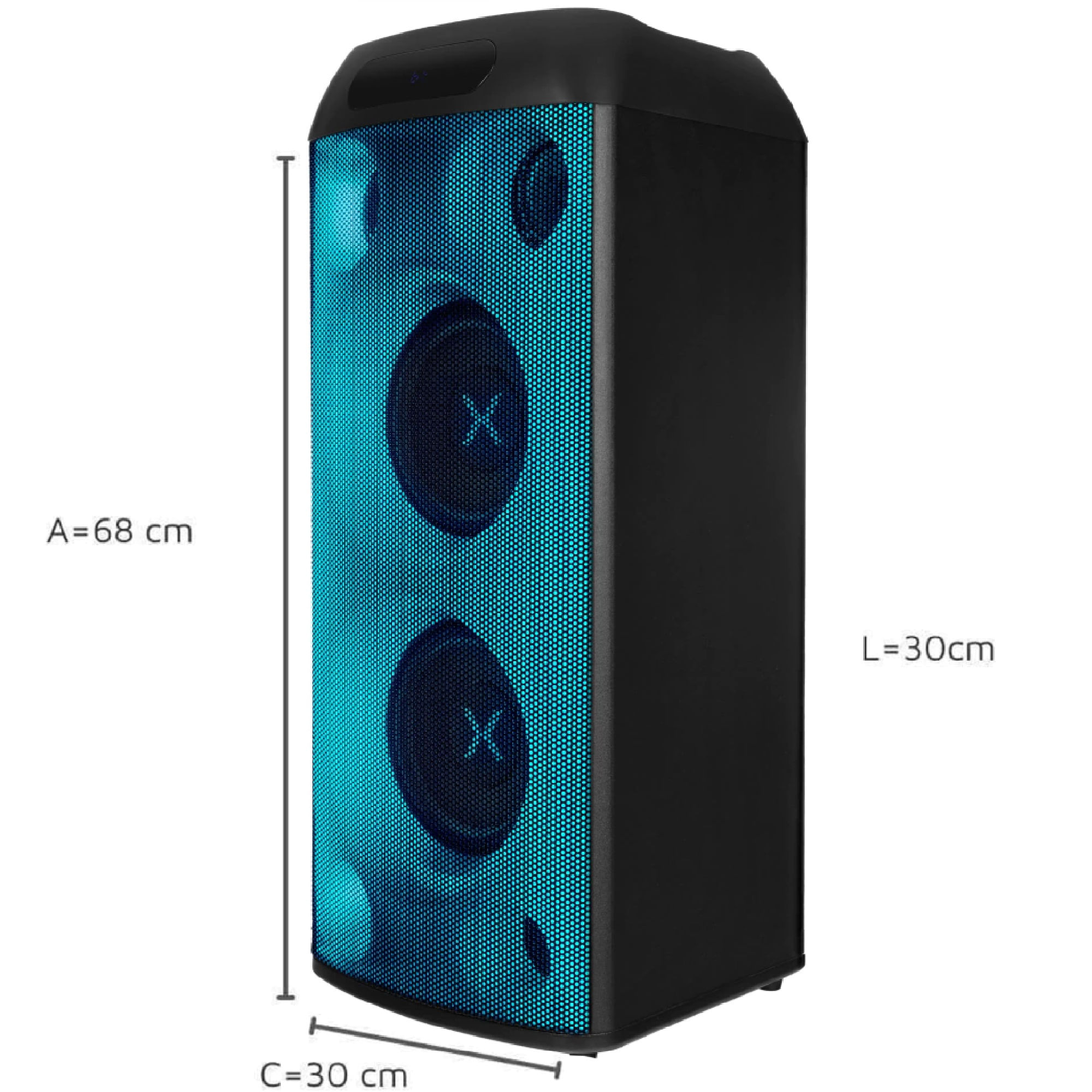 Caixa de Som Torre Amplificada 1000W Rms XT-665T - Polyvox